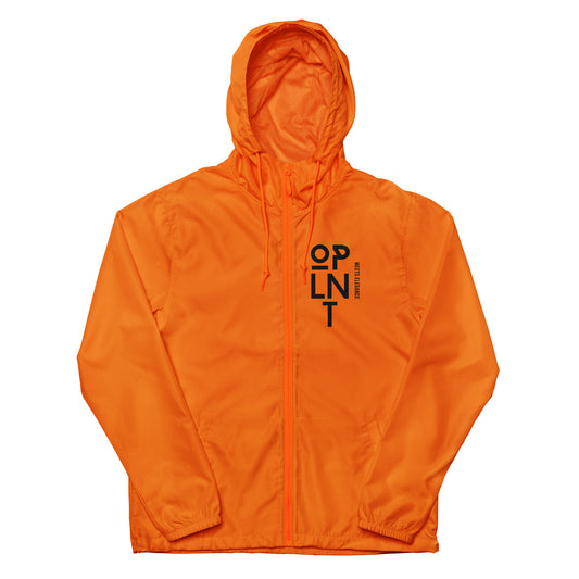 Unisex lightweight zip up windbreaker